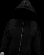 Berserker Oversized Zip up Hoodie DARKNESS fs