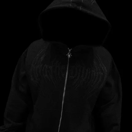 Berserker Oversized Zip up Hoodie DARKNESS fs