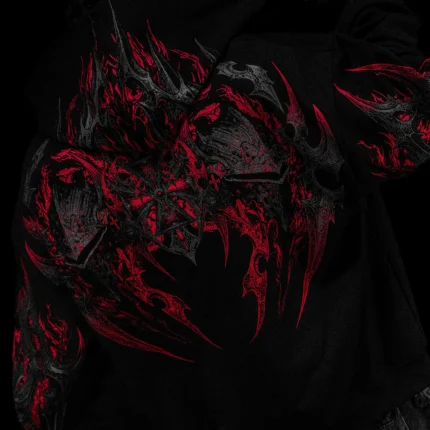 Berserker Oversized Zip up Hoodie HELLFIRE 1.webp