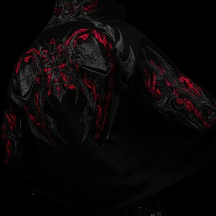 Berserker Oversized Zip up Hoodie NIGHTMARE 1.webp