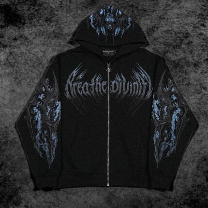 Berserker Oversized Zip up Hoodie PULSE sdf