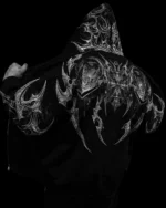 Berserker Oversized Zip up Hoodie VOID BLACK f 2.webp