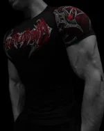 Breathe Divinity Armored Short Sleeve Compression BLOOD METAL.webp