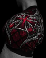 Breathe Divinity Armored Short Sleeve Compression BLOOD METAL f.webp
