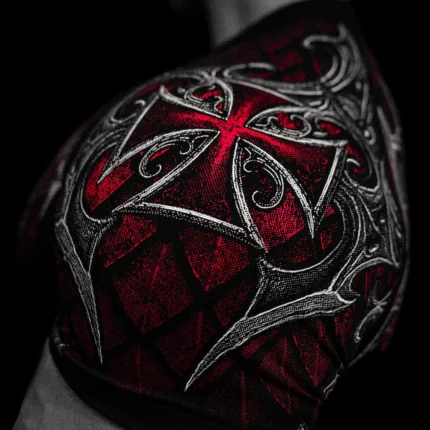 Breathe Divinity Armored Short Sleeve Compression BLOOD METAL f.webp