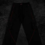 Breathedivinity Excalibur Uncuffed Cargo Sweatpants Black 3.webp
