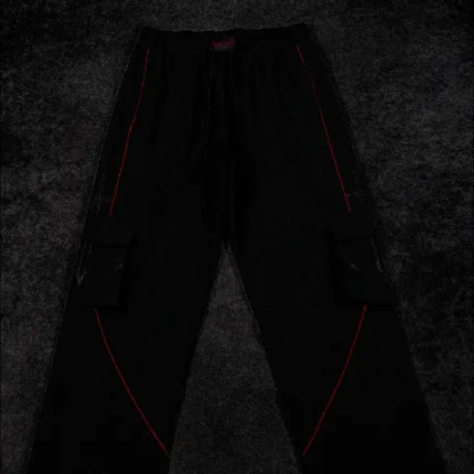 Breathedivinity Excalibur Uncuffed Cargo Sweatpants Black 3.webp
