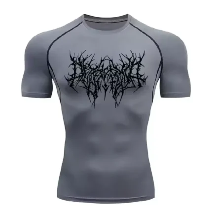 Breathedivinity Hellfire Oversized T Shirt VOID Grey 1.webp