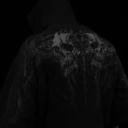 Eclipse Oversized Pullover Hoodie [DARKNESS]