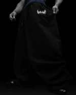 Essential Embroidery 937 Banana shape sweatpants VOID BLACK d 1.webp