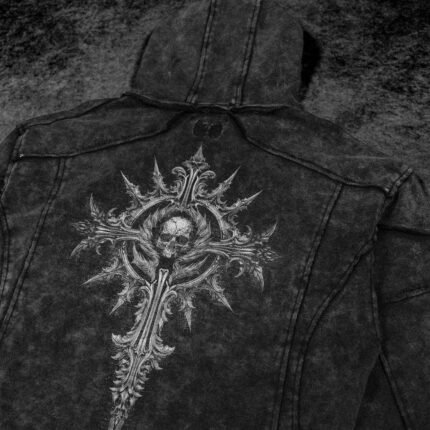 Ruined Oversized Zip up Hoodie GHOST g.jpg