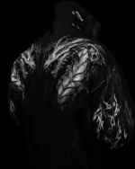 Tarnished Leviathan Oversized Zip up Hoodie [DARKNESS]1