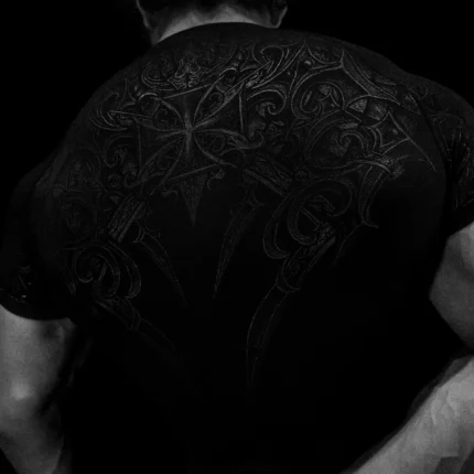 Void Tech™ Armored Short Sleeve Compression DARKNESS f.webp