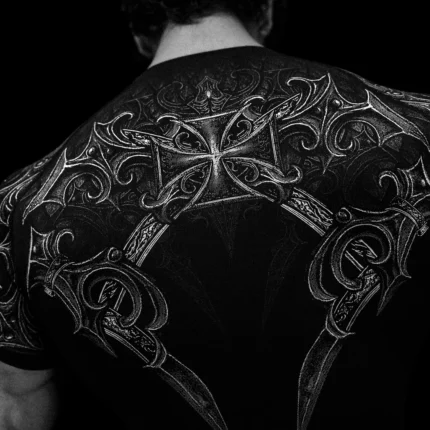 Void Tech™ Armored Short Sleeve Compression VOID BLACK f.webp