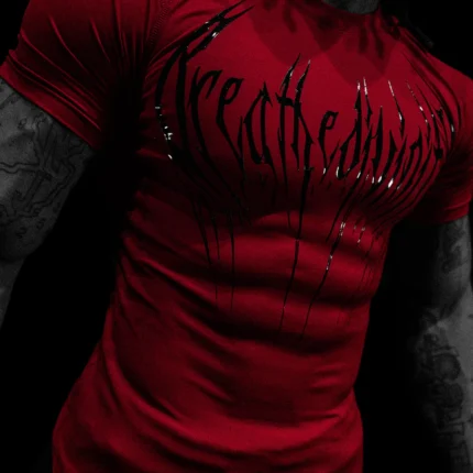 Void Tech™ Venom Texture Compression CRIMSON RED 1.webp