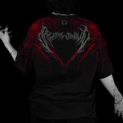 Womens Abyssal Oversized Lightweight Tee NIGHTMARE.webp