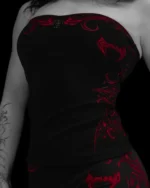 Womens Celestia Full Length Tube Top NIGHTMARE f.webp