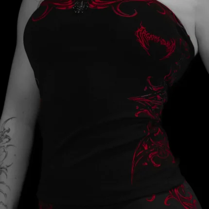 Womens Celestia Full Length Tube Top NIGHTMARE f.webp