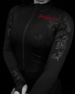 Womens Void Tech™ Boneveil Zip up Longsleeve Compression NIGHTMARE.webp