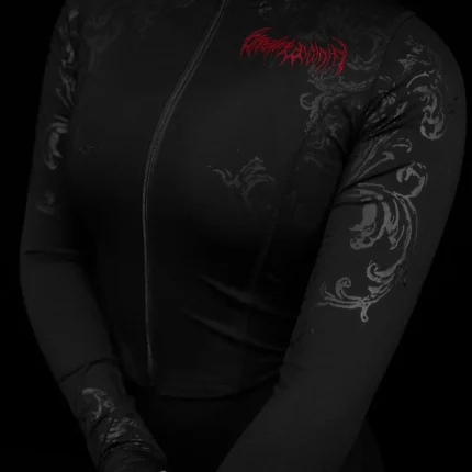 Womens Void Tech™ Boneveil Zip up Longsleeve Compression NIGHTMARE.webp